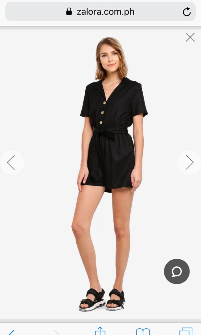 Button down romper (Category: Jumpsuits) located in Singapore. Submitted by bobeepbo (Listing ID 264290941, Image 4). Description: .