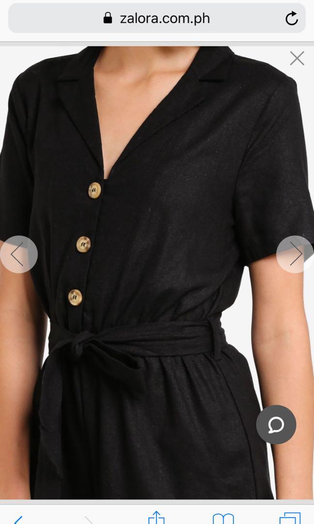 Button down romper (Category: Jumpsuits) located in Singapore. Submitted by bobeepbo (Listing ID 264290941, Image 3). Description: .