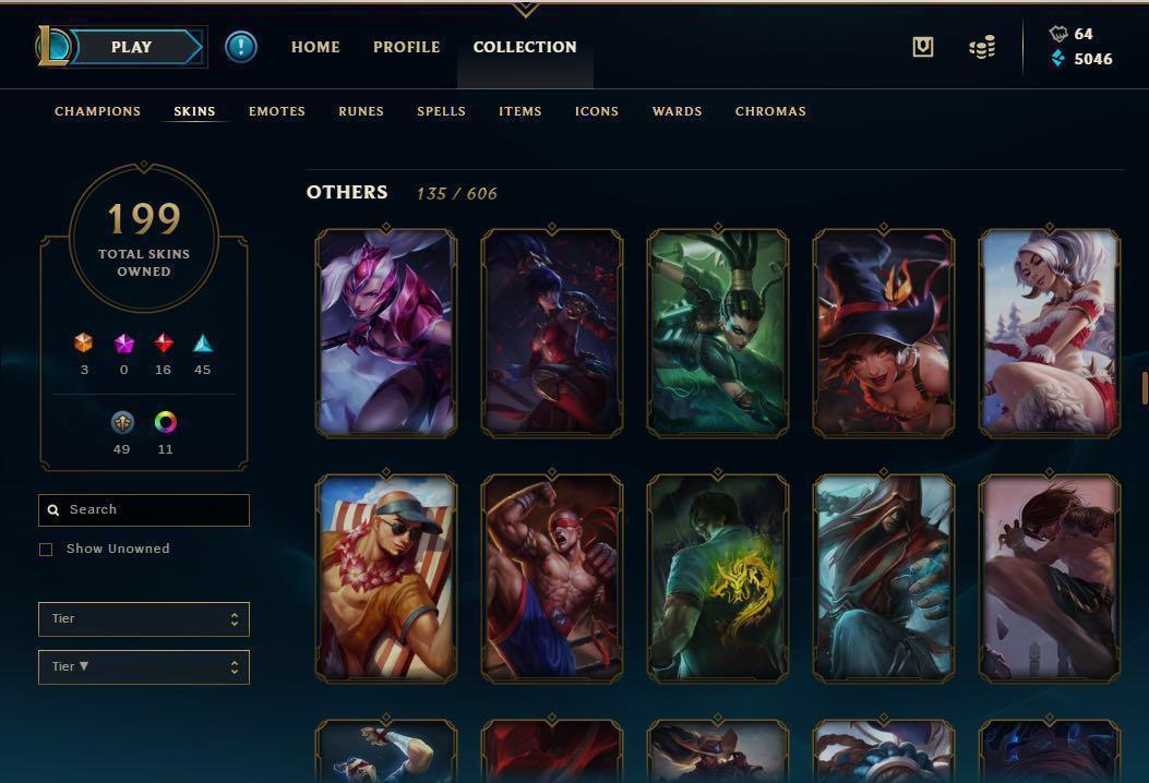 CHALLENGER League Of Legends Account , Video Gaming, Gaming Accessories ...