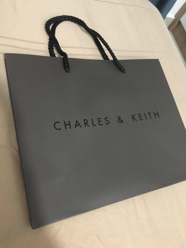 paper bag charles and keith