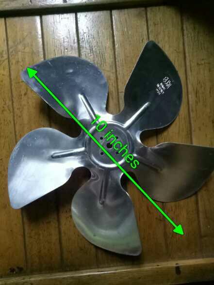 Condenser motor blade 10 inches (Category: Refrigerators and Freezers) located in Manila. Submitted by latestproduct (Listing ID 264262416, Image 1). Description: Condenser motor blade 10 inches 09331240862 Tel 85109484.
