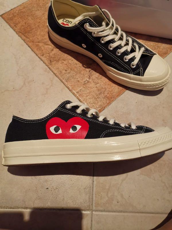 Converse X CDG Black Low Men s Fashion Footwear Sneakers on Carousell