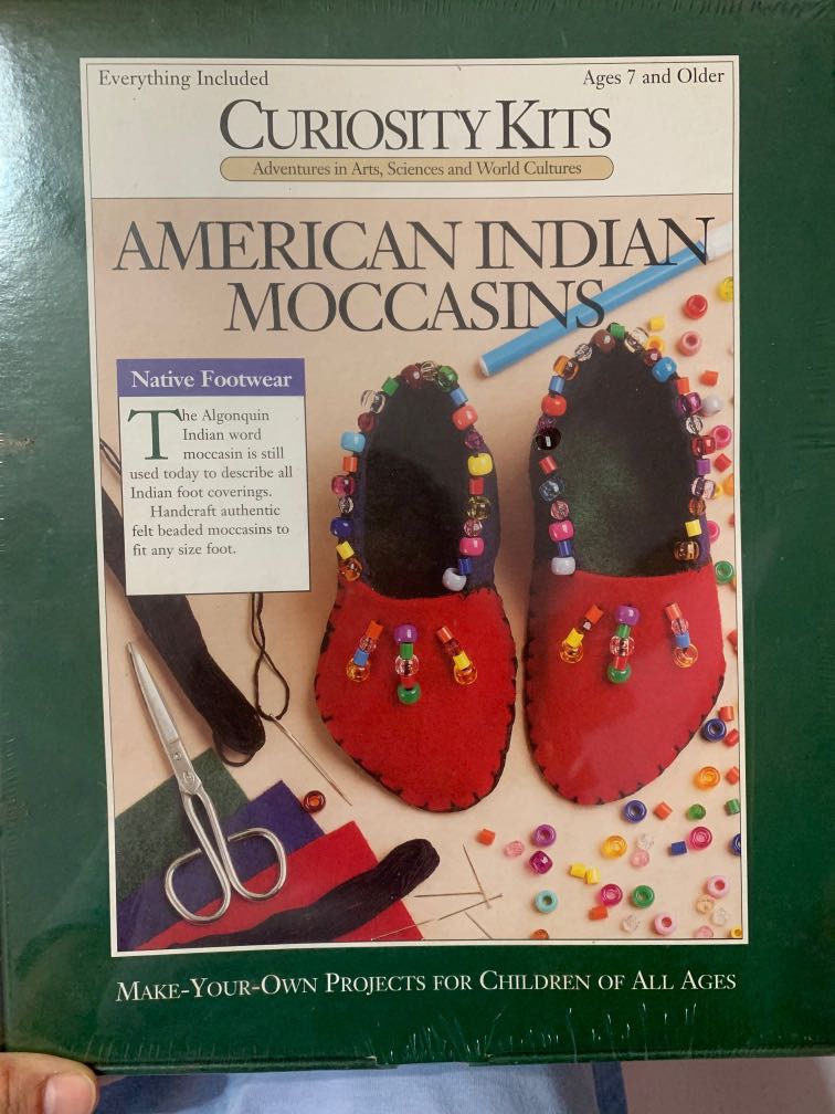 Red discount indian moccasins