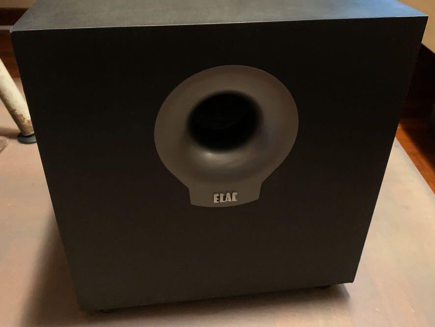 Elac s10 debut series 200 watt powered sales subwoofer