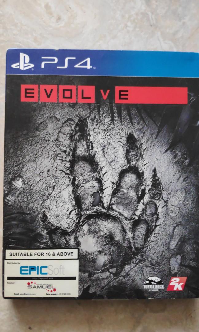 Evolve Ps4 (Category: PlayStation) located in Singapore. Submitted by chandrugtx7 (Listing ID 264263337, Image 1). Description: Used only twice . In mint condition.