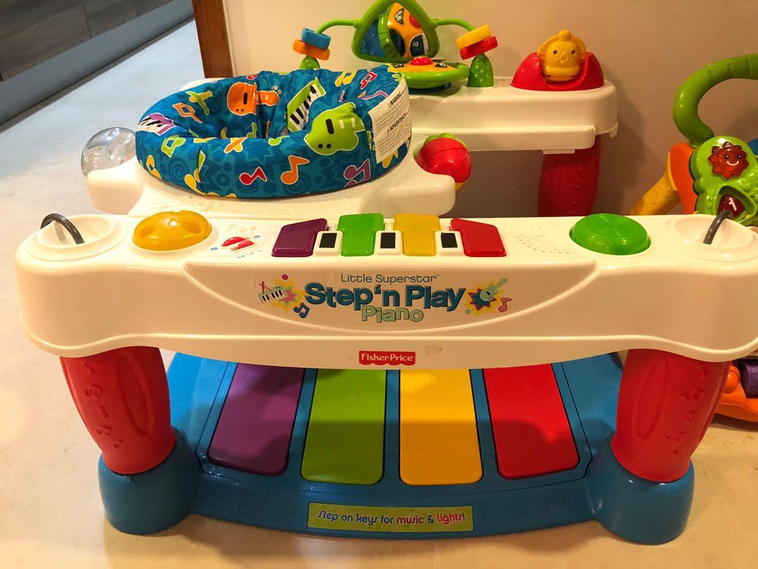 Fisher Price step n play Piano, Babies & Kids, Infant Playtime on Carousell