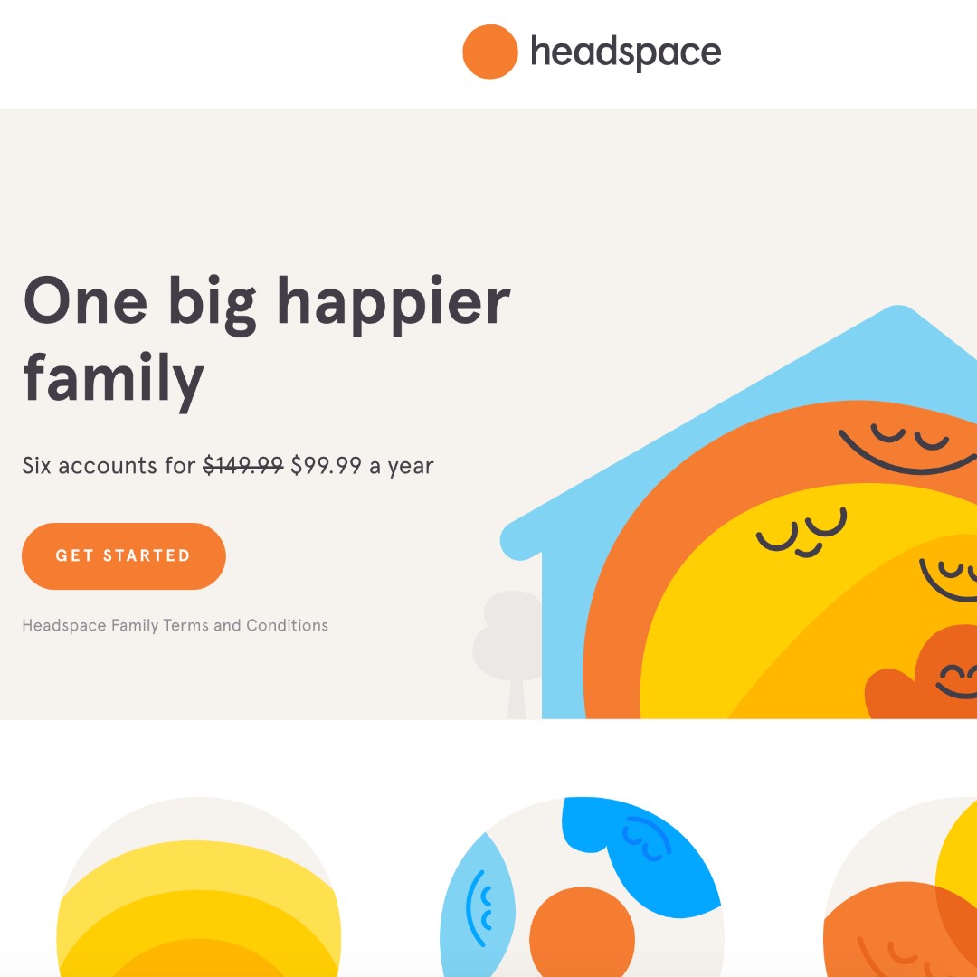 SALE Headspace Monthly Subscription (Family Account), Everything Else