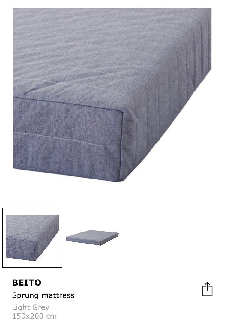 Beito sprung sales mattress