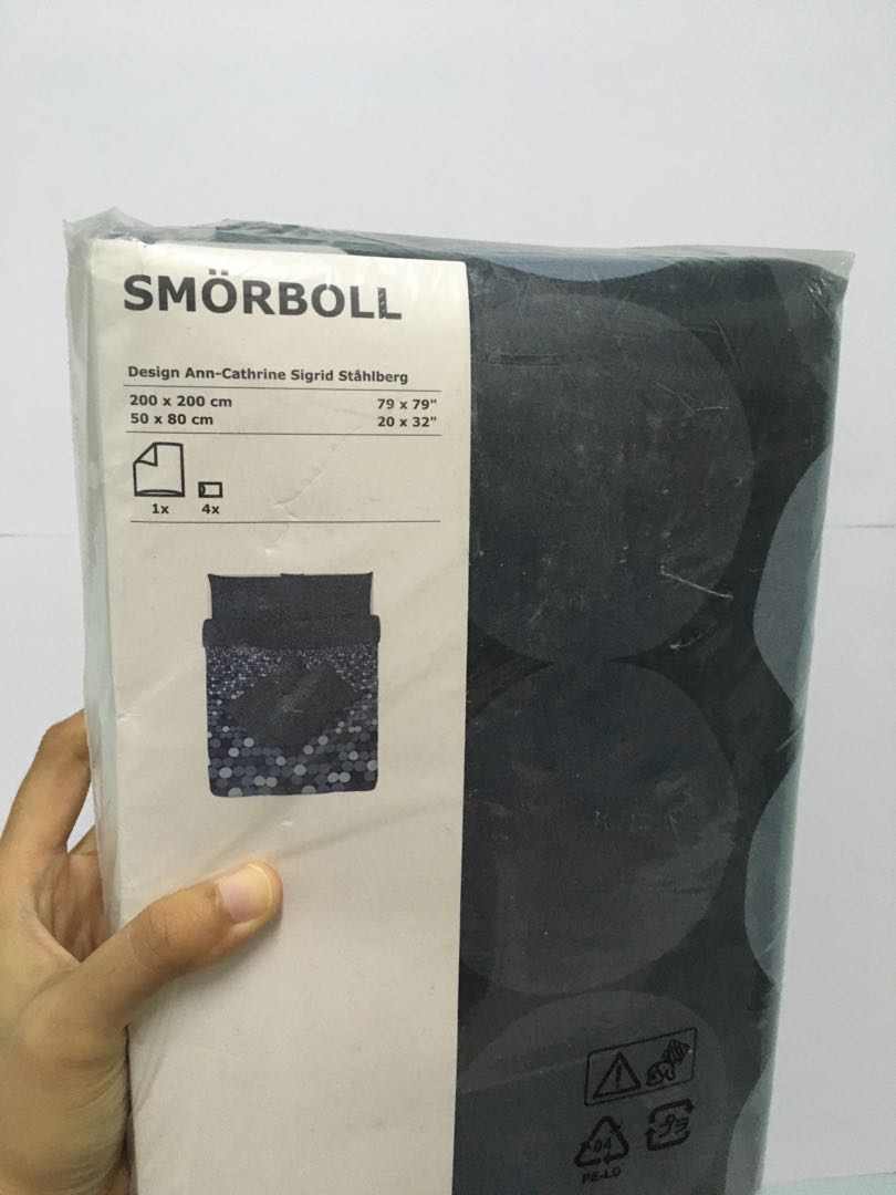 Ikea Quilt Cover (Queen size) Smorboll, Furniture & Home Living, Home