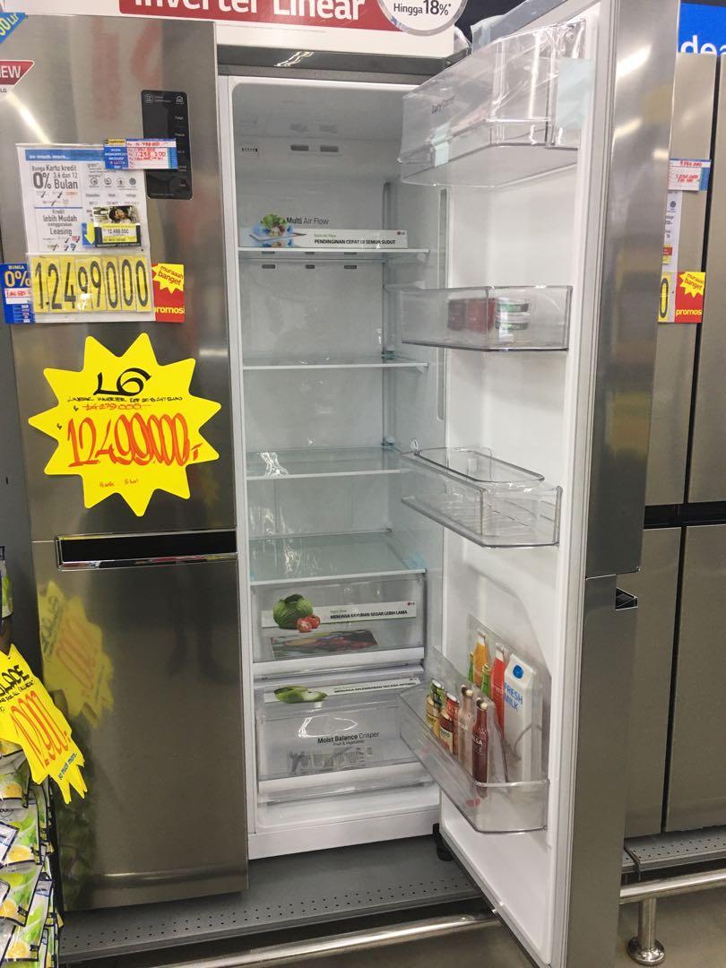 Kulkas LG Side by side GC B247SLUW Bisa cicilan pake ktp on Carousell