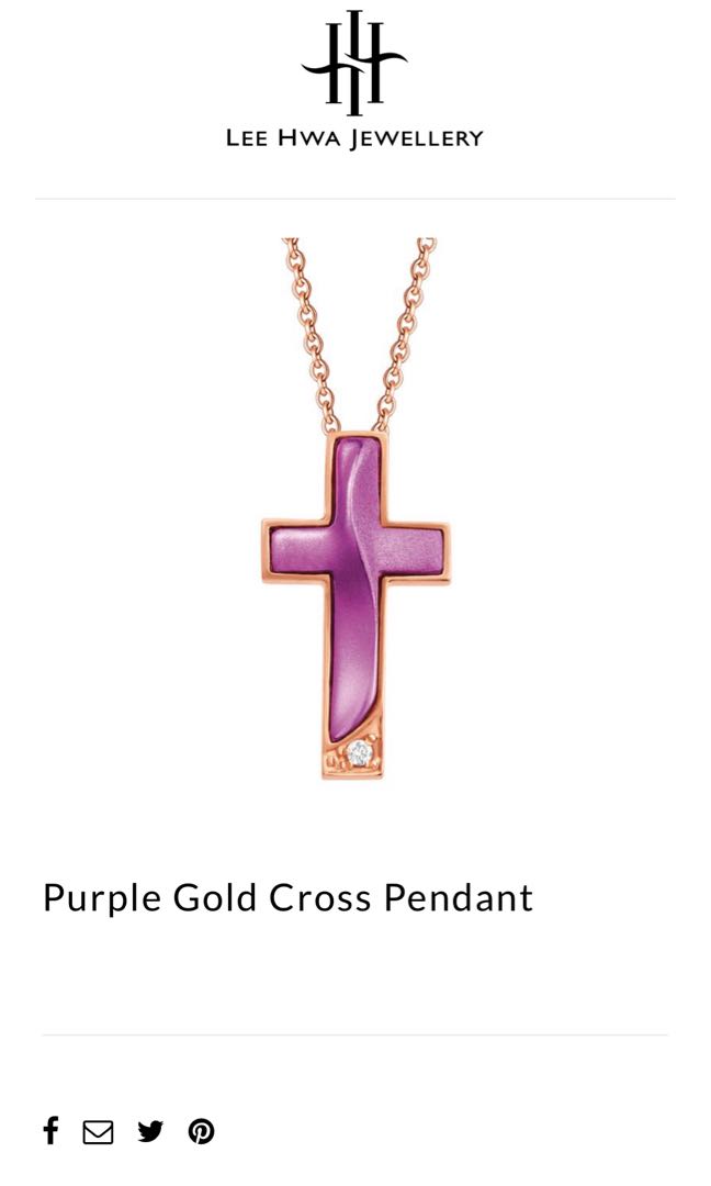 Lee hwa cross pendant new arrivals