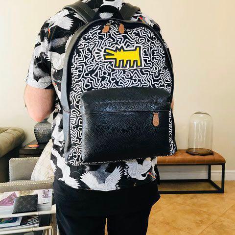 coach keith haring backpack