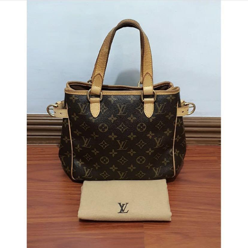 L.V Monogram Canvas Batignolles Vertical PM, Luxury, Bags & Wallets on  Carousell