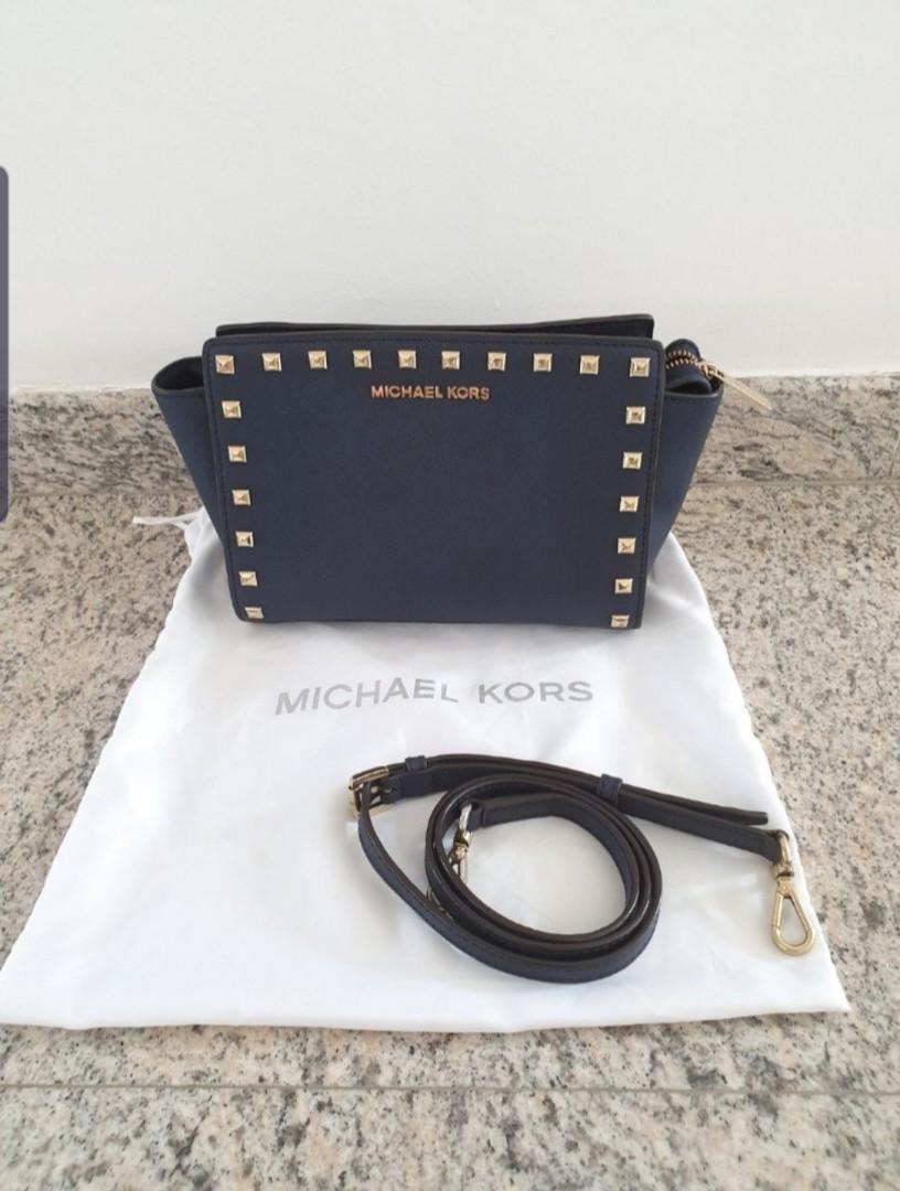 michael kors studded sling bag