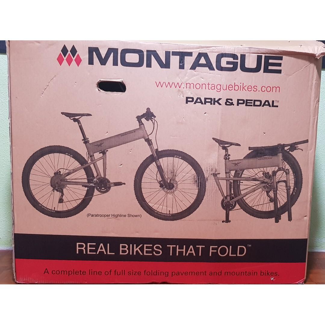 Montague paratrooper pro mtb 27 speed folding mountain best sale bike