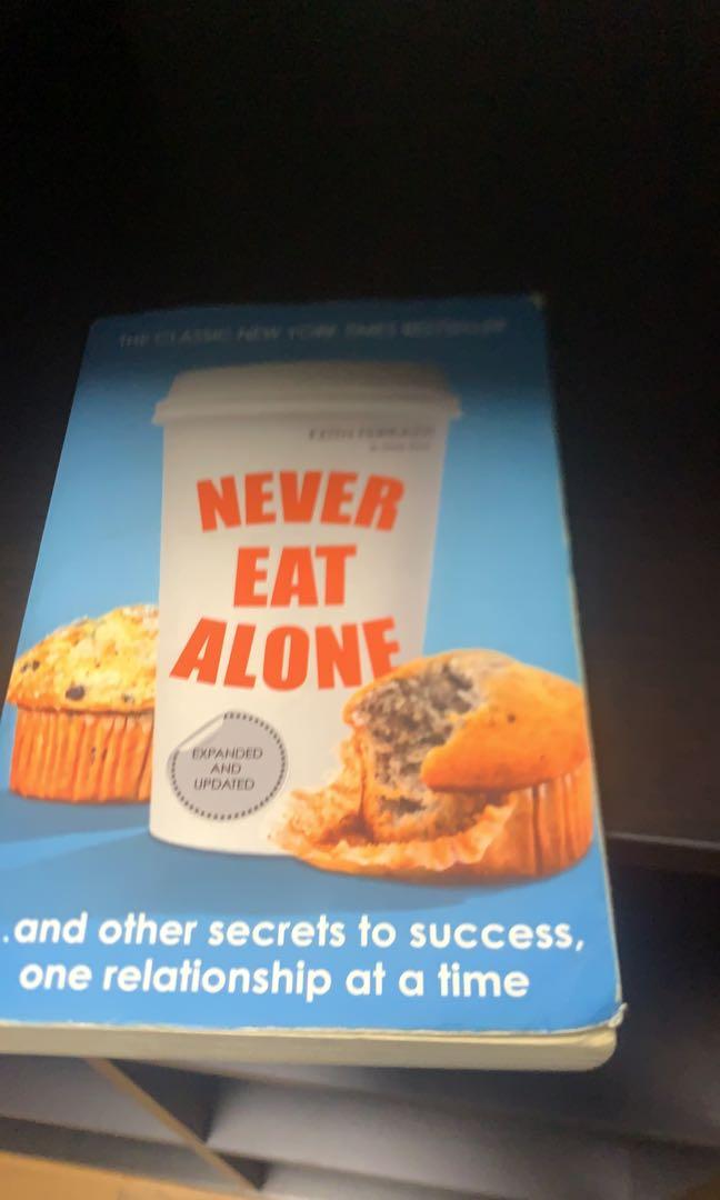 Never Eat Alone Books Stationery Non Fiction On Carousell