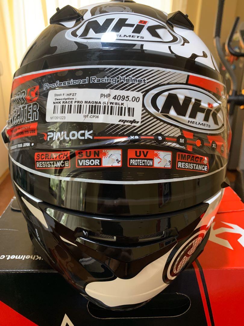 Nhk Race Pro Magma White Motorbikes Motorbike Parts Accessories Helmets And Other Riding Gears On Carousell Nhk Race Pro Magma White Motorbikes Motorbike Parts Accessories Helmets And Other Riding Gears On Carousell