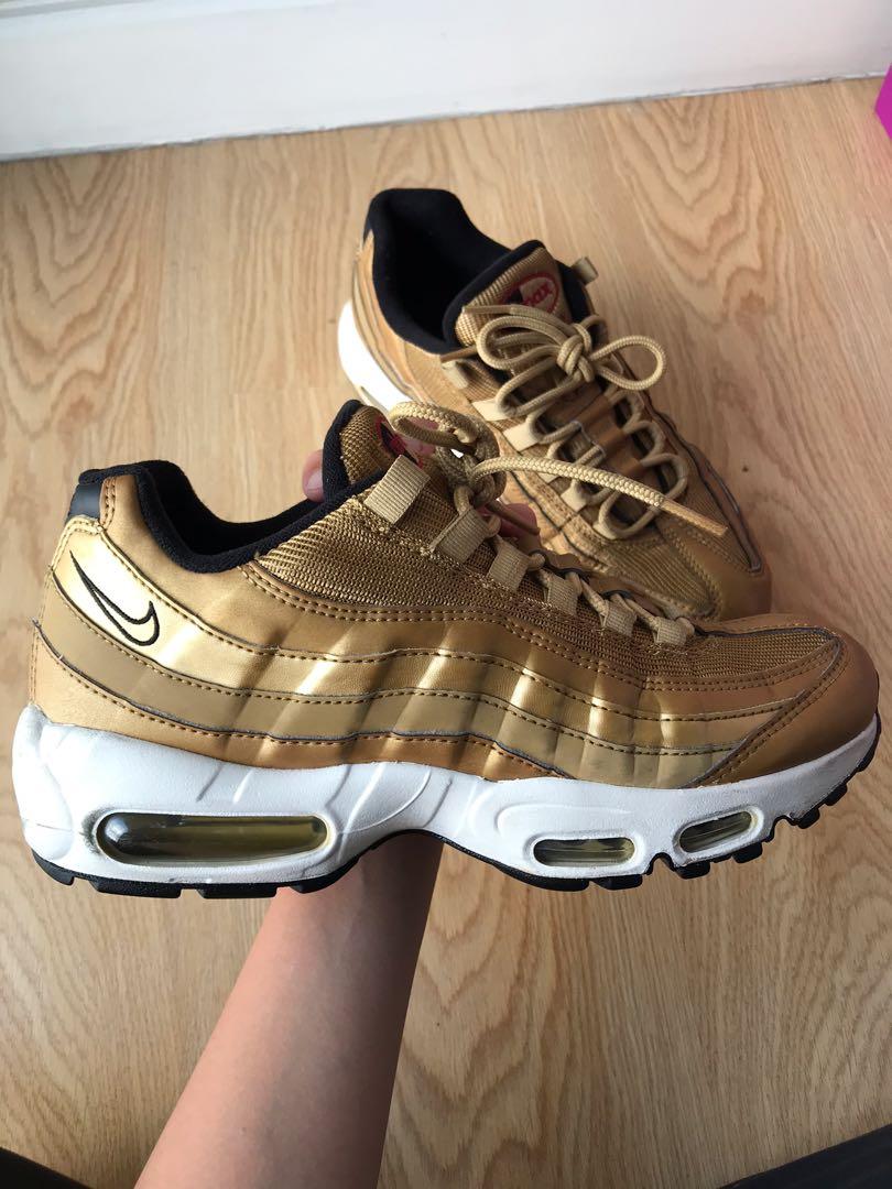 Nike Air Max 95 'Metallic Gold' Gold 