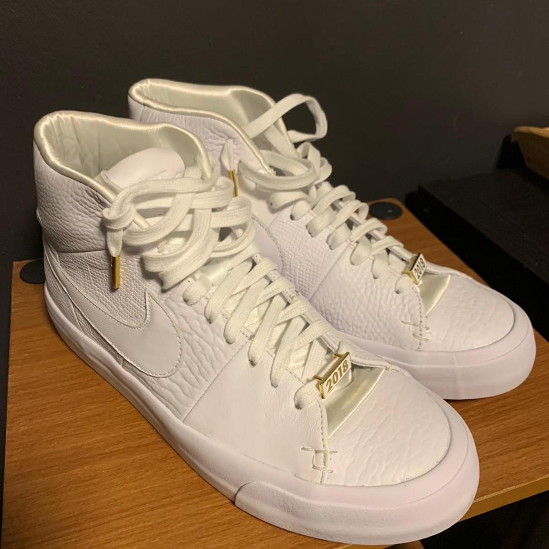 nike blazer royal triple white