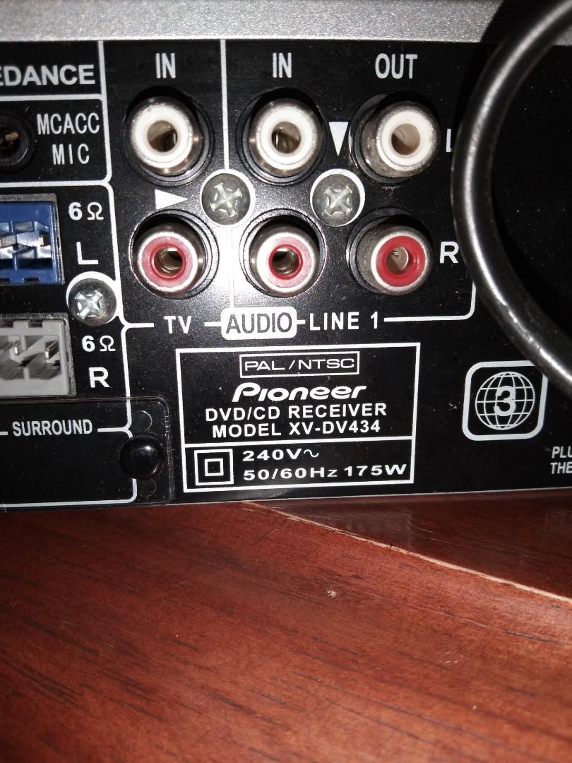 PIONEER dvd/cd receiver XV DV 434, Hobbies & Toys, Music & Media