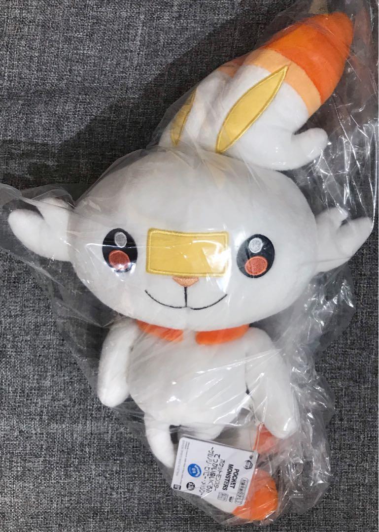 pokemon scorbunny stuffed animal