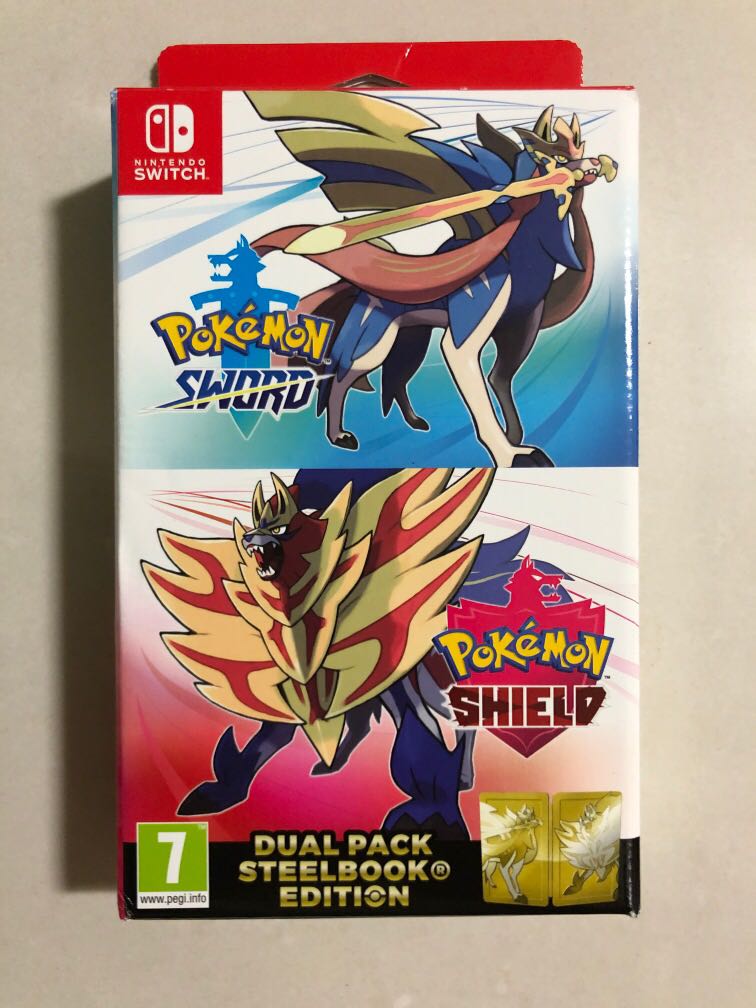 Pokemon sword and shield steelbook pre order online