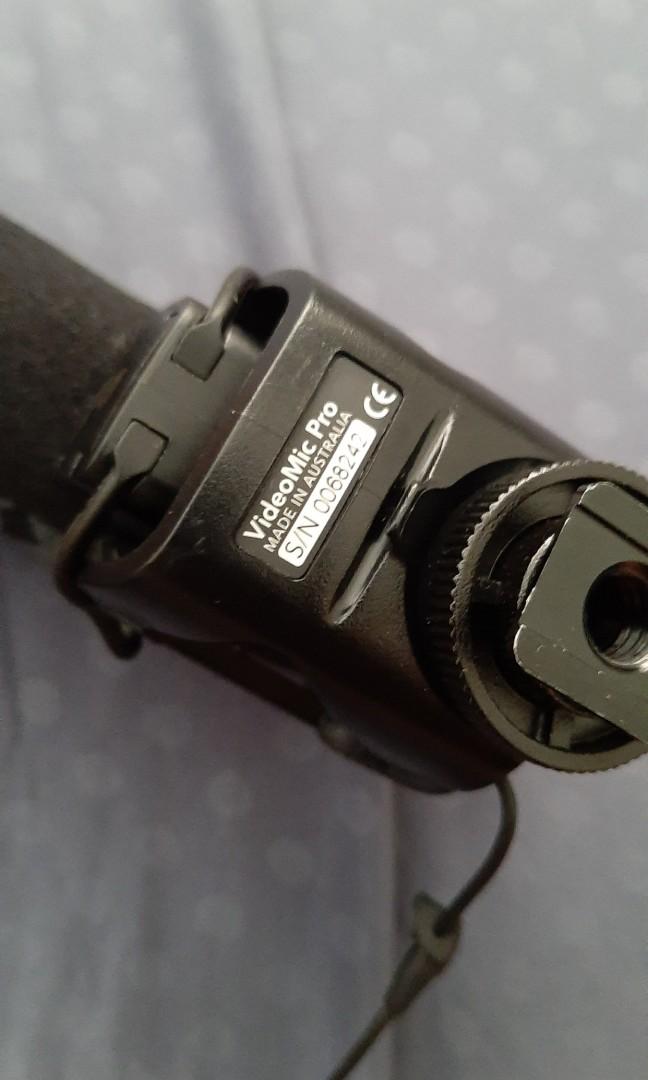 Rode Videomic Pro with Original Wind Muff, Photography, Video Cameras on Carousell