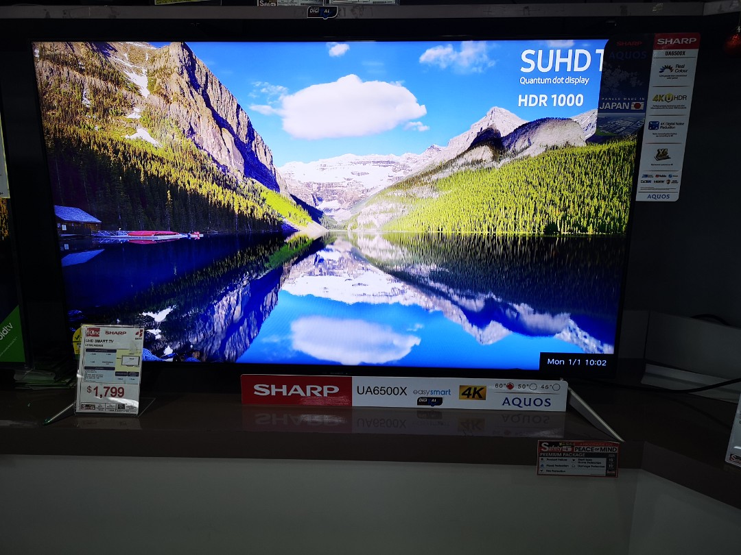 Sharp uhd 4k smart tv Lc60ua6500x, TV & Home Appliances, TV ...