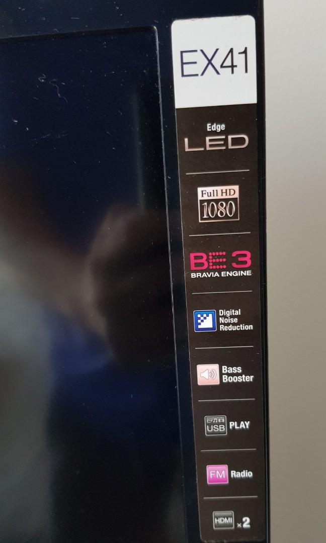 Sony Bravia Ex41 42in Tv Tv Home Appliances Tv Entertainment Tv On Carousell
