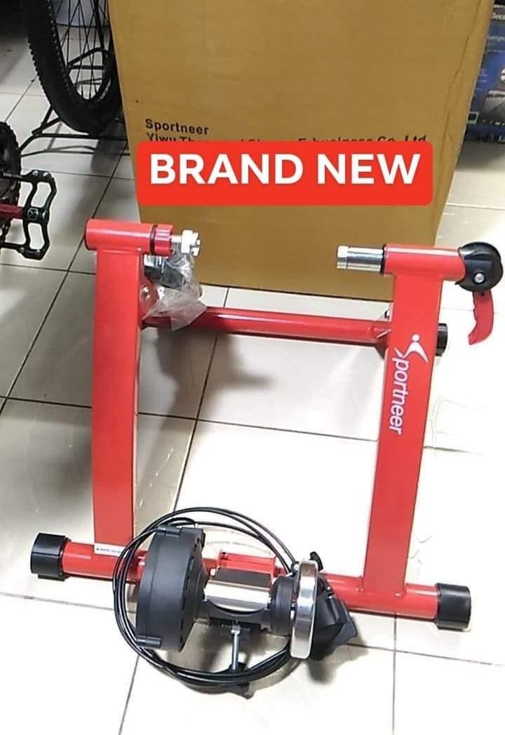 sportneer fluid trainer and stand