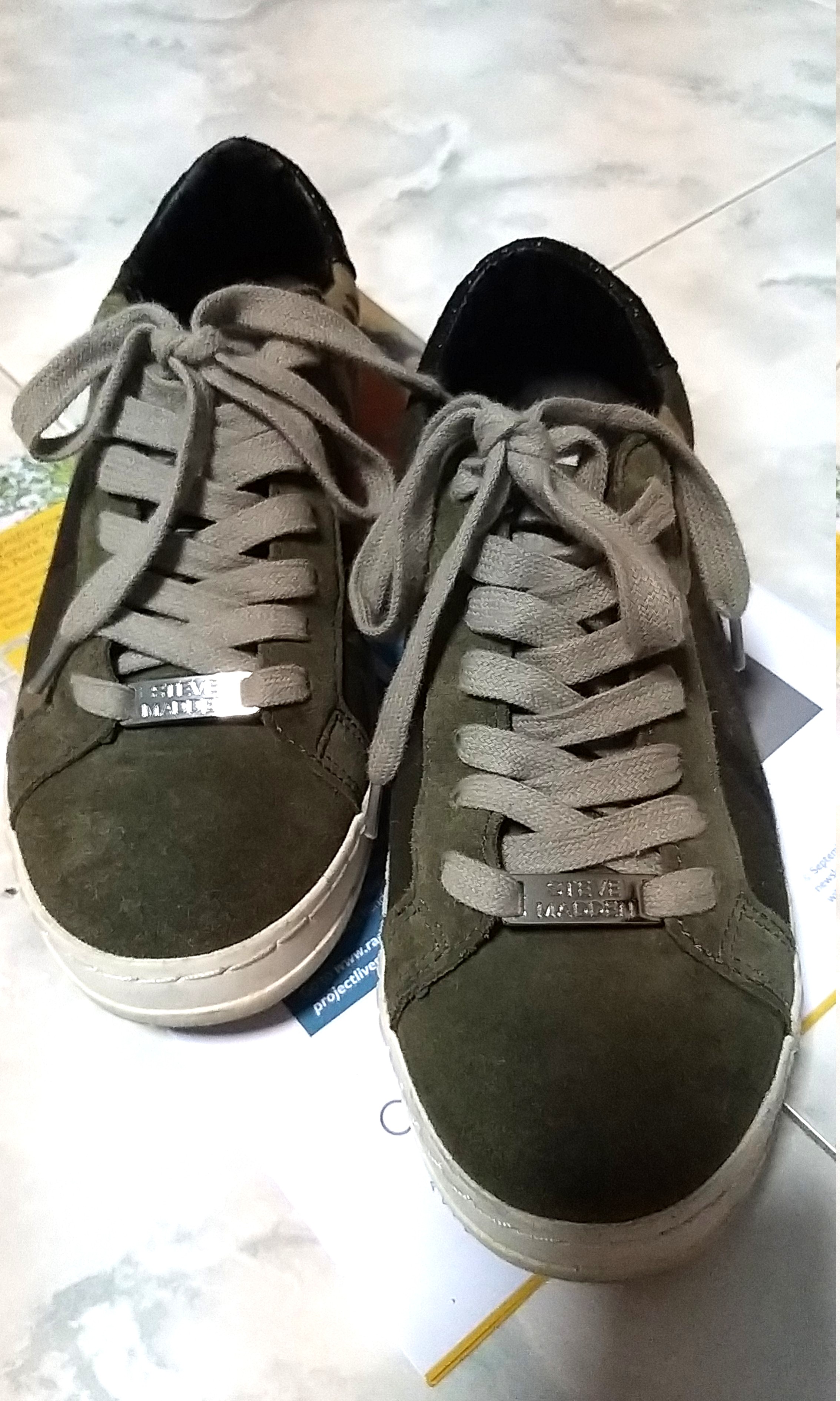 army green sneakers