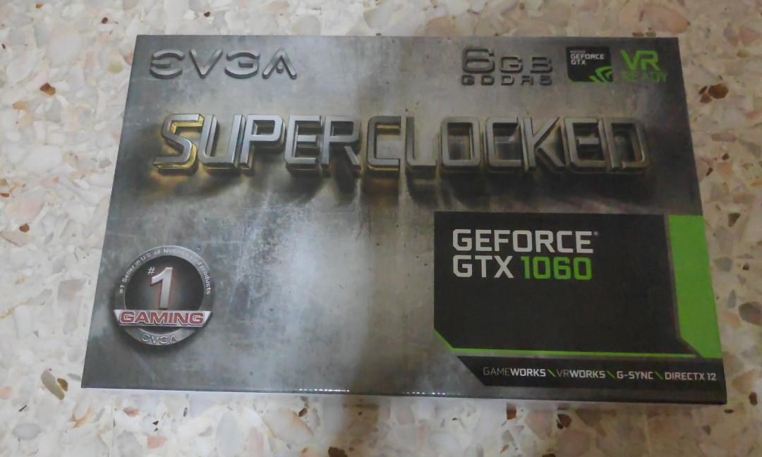 Used EVGA 1060 6GB OC (single fan), Computers & Tech, Parts & Computer Parts on Carousell