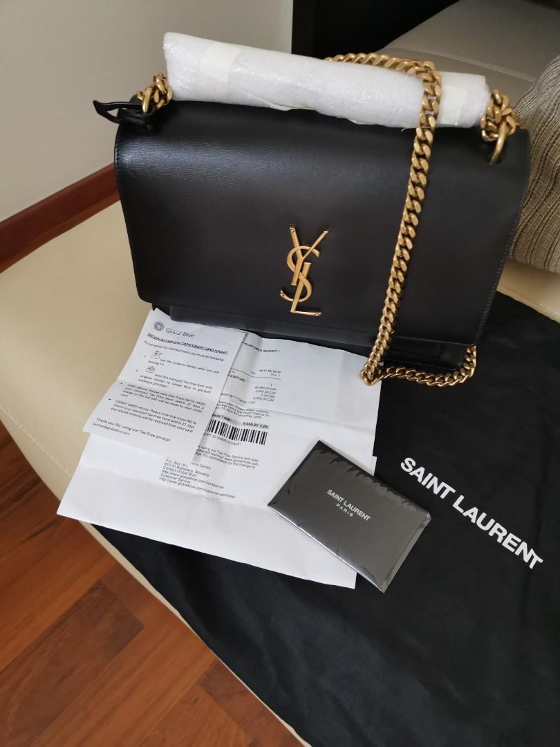 Saint Laurent Large Sunset Leather Bag