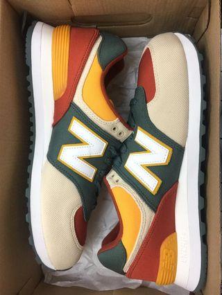 new balance 574 faded rosin with vintage russet