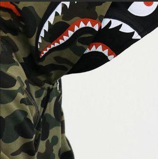 BAPE 1st Camo Shark Double Hoodie