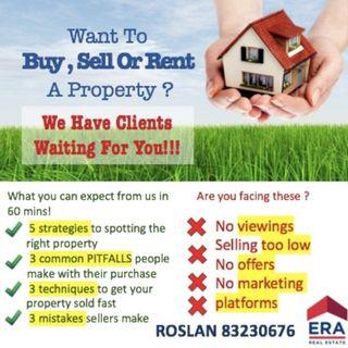 Looking to Buy, Sell or Rent?