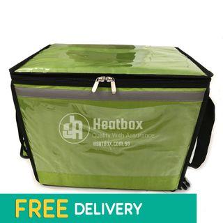 Heatbox Simplicity Green Multi-Insulation Thermal Bag | Food Delivery Bag | Parcel Bag - Backpack- Business Quality *Sale Price