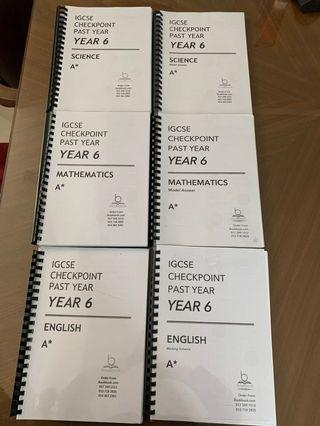IGCSE Year 6 past year papers with marking scheme