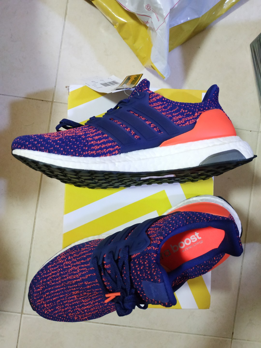 Adidas Ultra Boost 3.0 Mystic Ink, Men's Sneakers Carousell