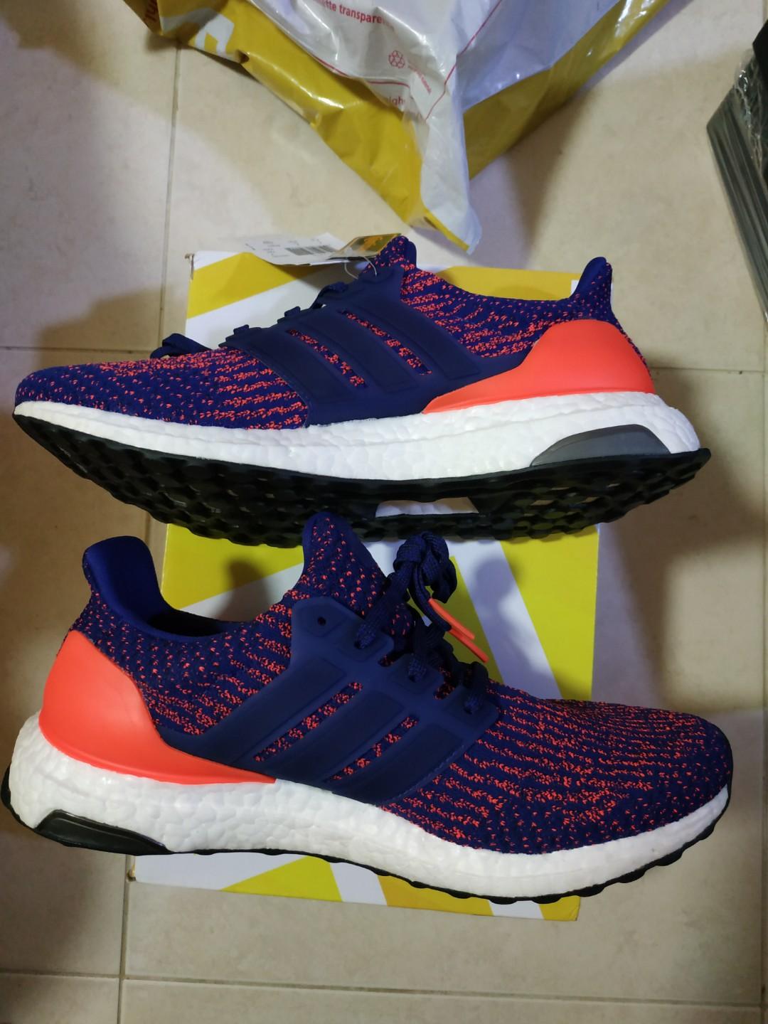 Adidas Ultra Boost 3.0 Mystic Ink, Men's Sneakers Carousell