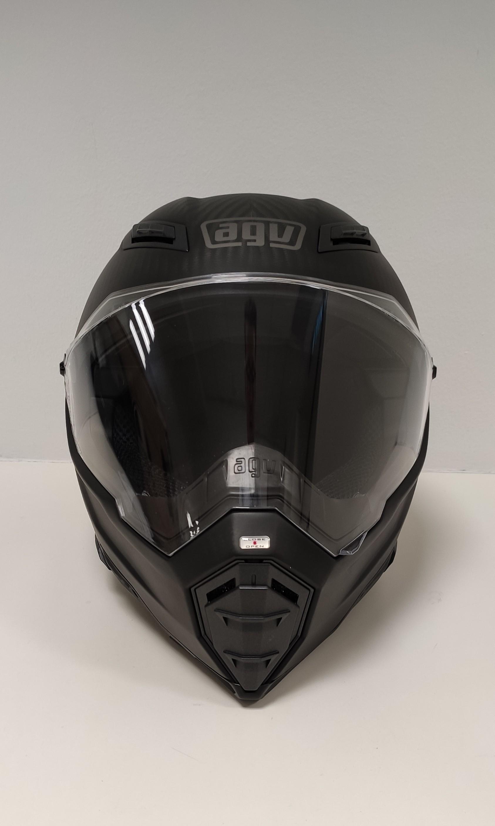 AGV AX8 Naked Carbon - SIZE XL, Motorcycles, Motorcycle Apparel on Carousell