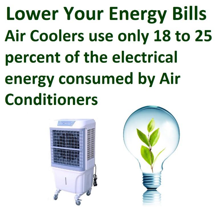 Air Cooler 6000 m3/h Air Flow Extra with Ice Box System HNY06B