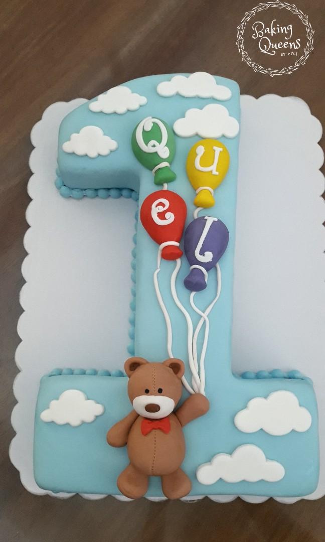 Twins 1st month cake! | Cake, Desserts, Birthday cake