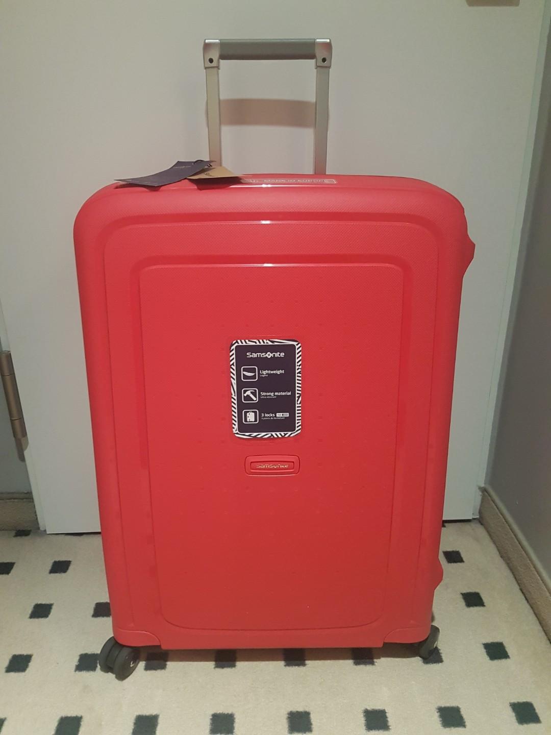 Brand New Samsonite Hardcase Clamshell Luggage Bag! Medium 79L