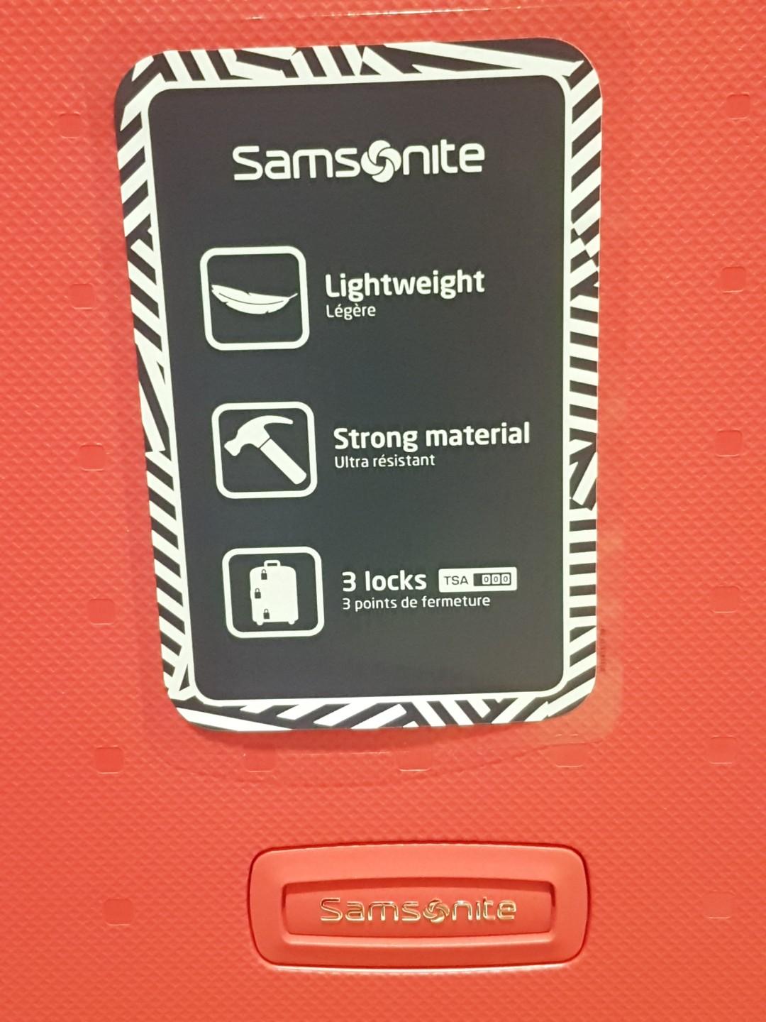 Brand New Samsonite Hardcase Clamshell Luggage Bag! Medium 79L