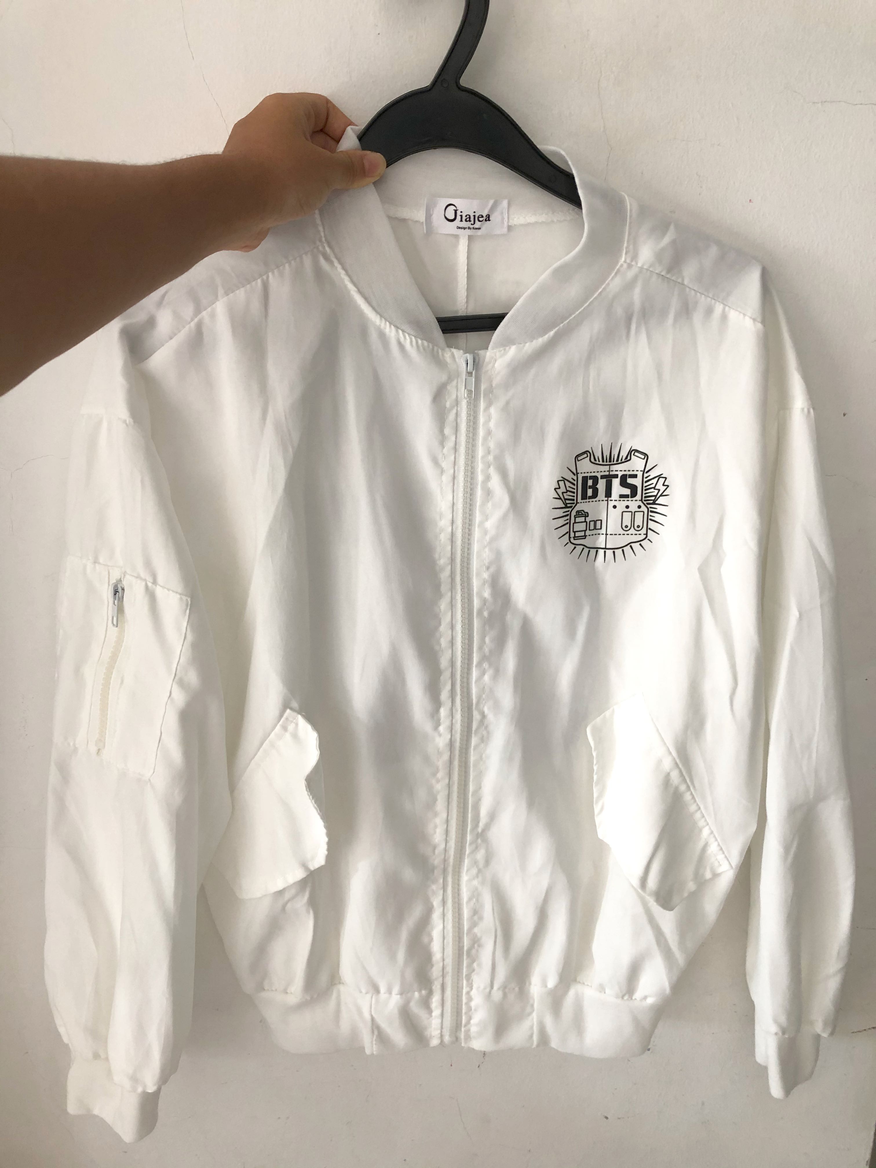White bomber new arrivals outfit