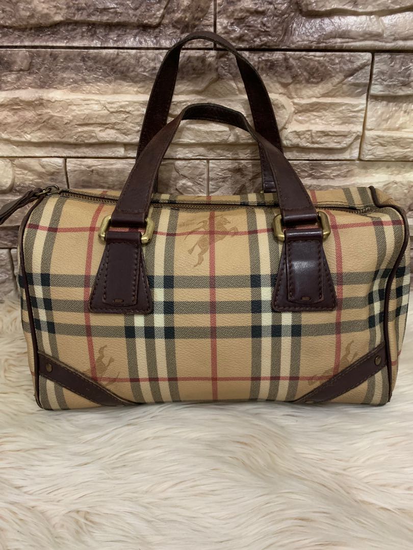 BuRberry speedy bag good condition 85% OK, authentic full leather