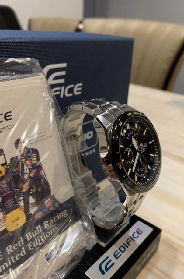 Casio edifice red cheap bull 2019