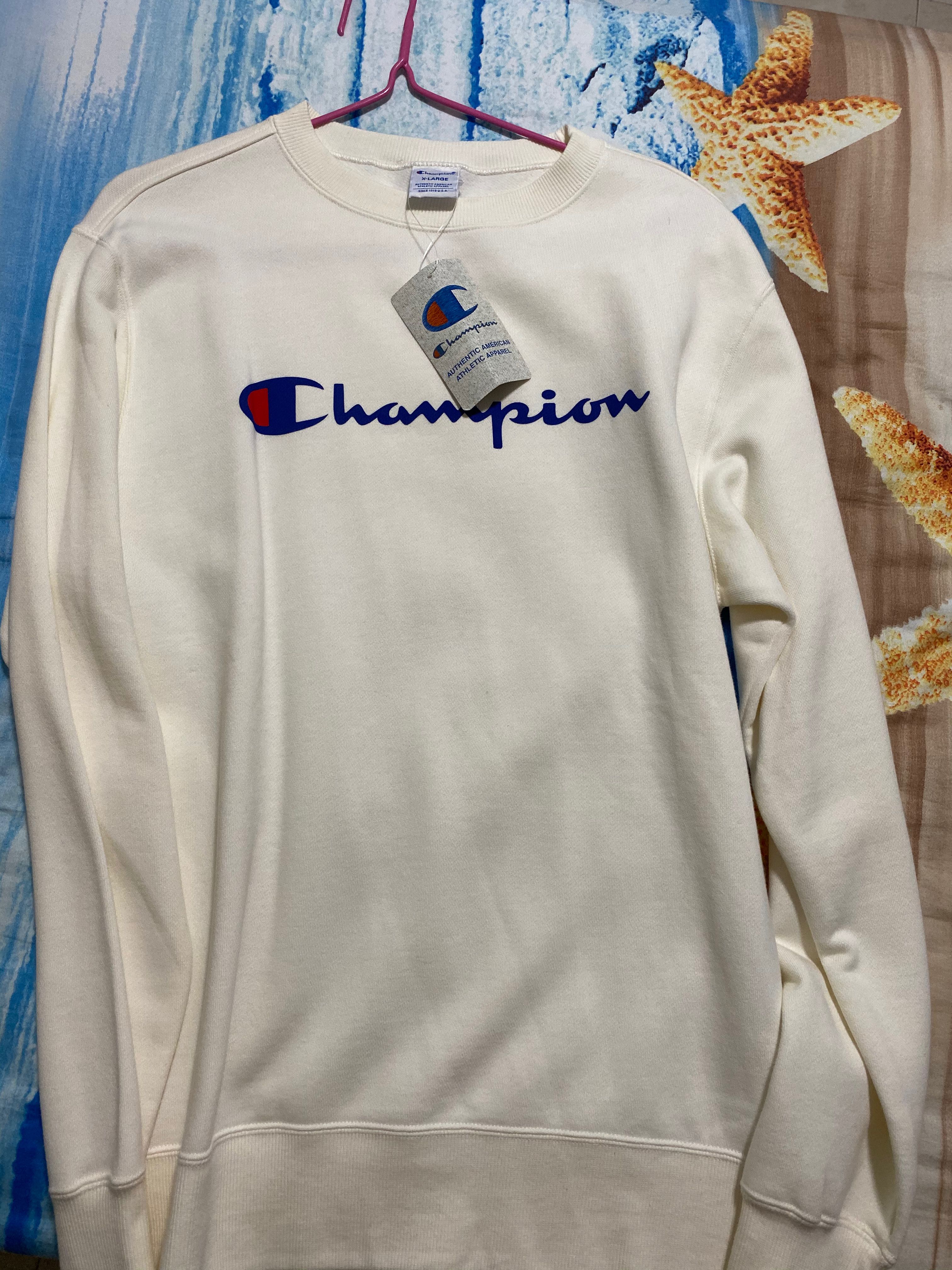 white sweater champion