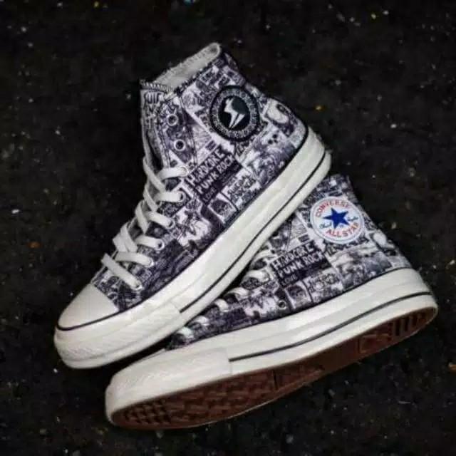 Converse x chrome hearts